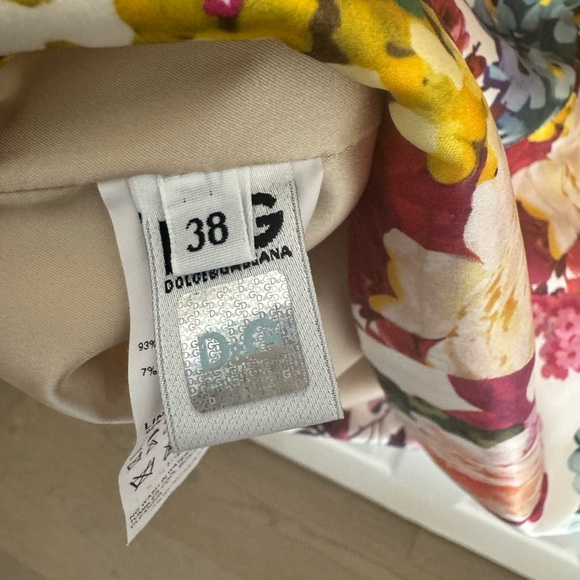 Dolce & Gabbana Silk Floral Dress , sz 38 - Picture 6 of 7